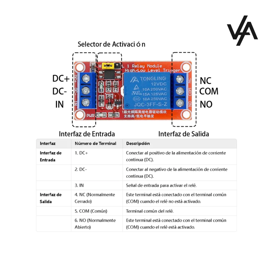 Relé 1 Canal 5v Para Arduino