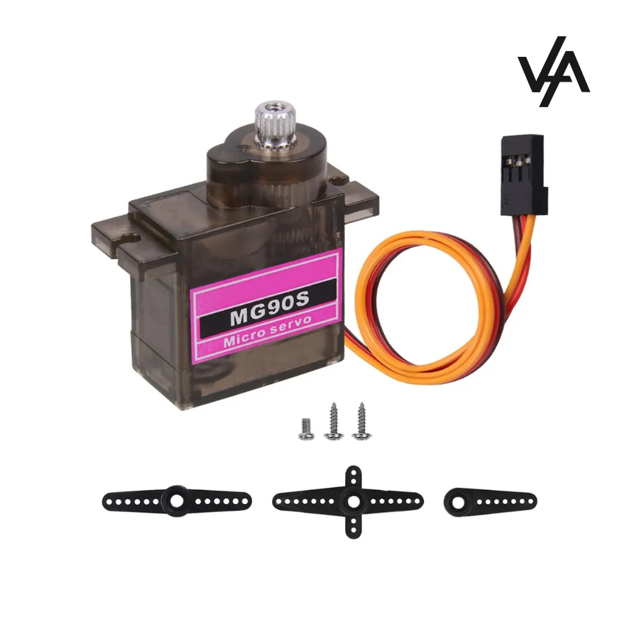 2pz Micro-Servo Mg90s 360°  Engranes Metalicos (2kg)