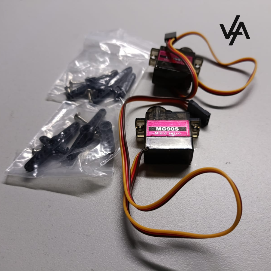 2pz Micro-Servo Mg90s 360°  Engranes Metalicos (2kg)