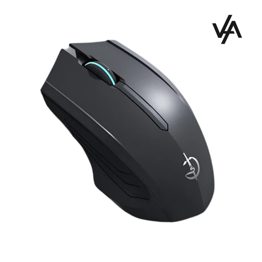 Mouse Inalámbrico Recargable + Cable USB (Black)