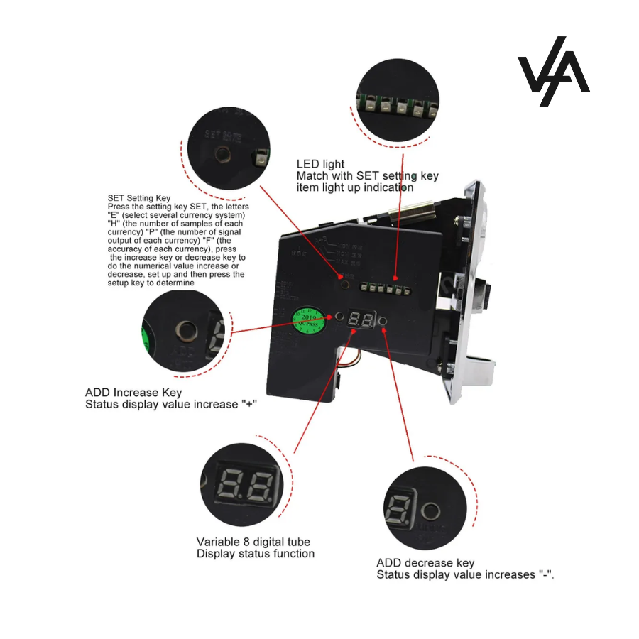 Monedero Electrónico Programable 12v (Bajo Consumo)